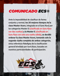 Comunicado ECS